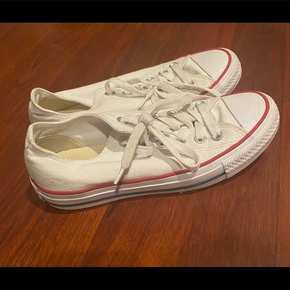 Women’s White All-Star Converse Size 6.5 - Picture 3 of 6
